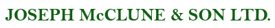 Joseph McClune and Son Logo